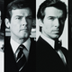 Left to right: Sean Connery (Photo: Hulton Archive/Getty Images); Roger Moore (Screenshot: United Artists); Pierce Brosnan (Photo: Getty Images); Daniel Craig (Screenshot: Sony Pictures Releasing)